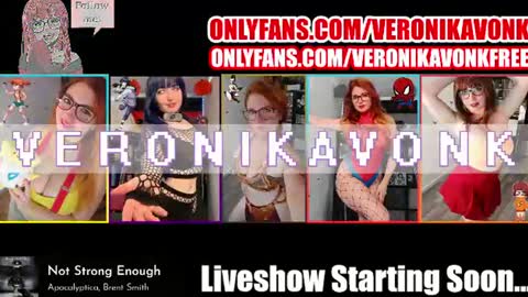 Snapshot of veronikavonk chatting on June 15, 11:01 am Veronika von Kleist online show from June 15, 11:01 am