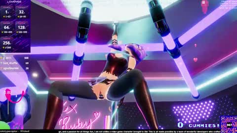 Snapshot of vexruby chatting on March 1, 2:15 am Vex Ruby online show from March 1, 2:15 am