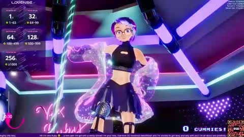 Snapshot of vexruby chatting on March 15, 12:16 am Vex Ruby online show from March 15, 12:16 am