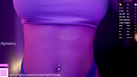 Snapshot of victoriahillova chatting on June 15, 6:54 pm Victoria Hillova online show from June 15, 6:54 pm