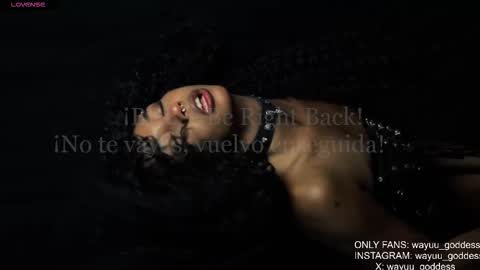 Snapshot of wayuu_goddess chatting on October 25, 10:34 am Wayuu Goddess 3 online show from October 25, 10:34 am