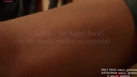 Snapshot of wayuu_goddess chatting on November 5, 10:37 am Wayuu Goddess 3 online show from November 5, 10:37 am