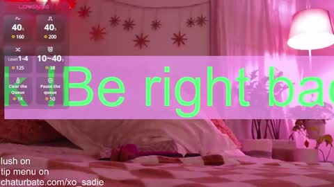 Snapshot of xo_sadie chatting on March 4, 5:53 am Xo Sadie online show from March 4, 5:53 am