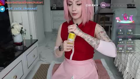 Snapshot of yourcutewaifu chatting on February 15, 7:51 am Lina Fansly online show from February 15, 7:51 am