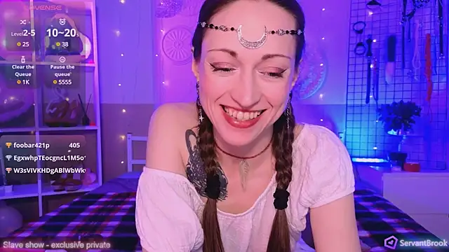 Snapshot of ServantBrook chatting on February 18, 12:17 pm ServantBrook online show from February 18, 12:17 pm