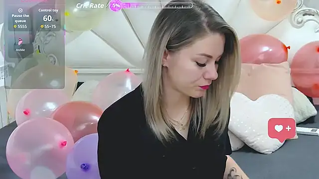 Snapshot of AdelleDeep chatting on February 14, 10:45 am AdelleDeep online show from February 14, 10:45 am