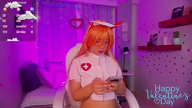 Snapshot of CoralineRicce_ chatting on February 15, 5:51 am CoralineRicce online show from February 15, 5:51 am