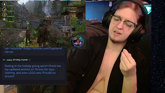 CryptidIndrid online show from January 3, 8:54 pm