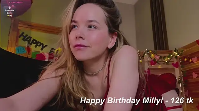 milly shy online show from February 21, 8:07 am