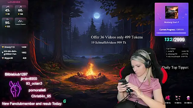 Lisaonthemoon online show from January 26, 10:13 pm