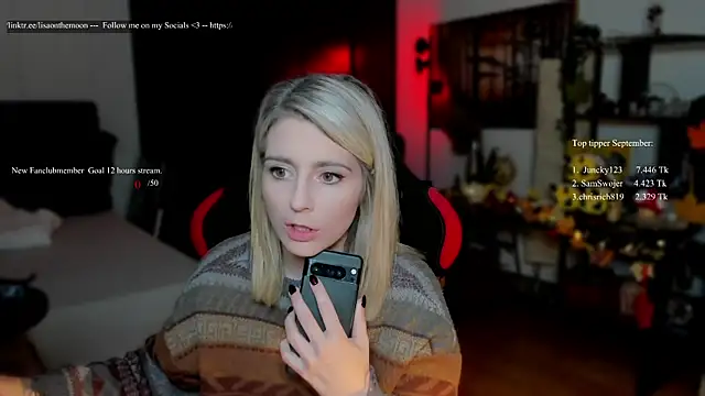 Lisaonthemoon online show from September 24, 5:27 pm