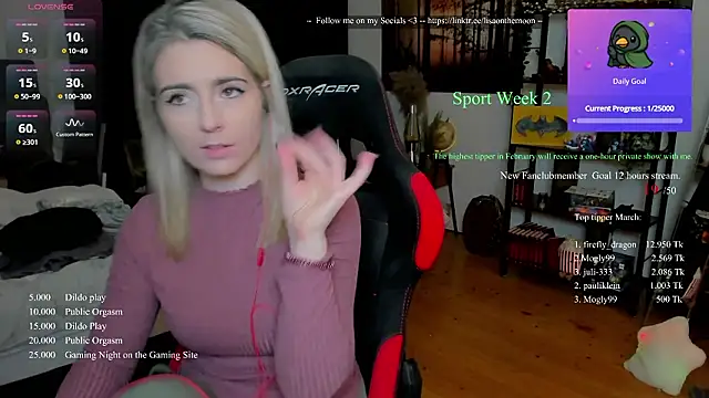 Lisaonthemoon online show from March 7, 7:33 pm