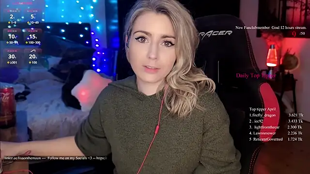 Lisaonthemoon online show from April 24, 5:26 pm