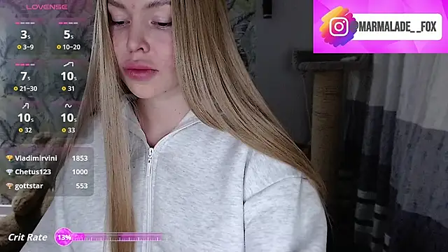 Marmalade Fox online show from March 11, 2:56 pm