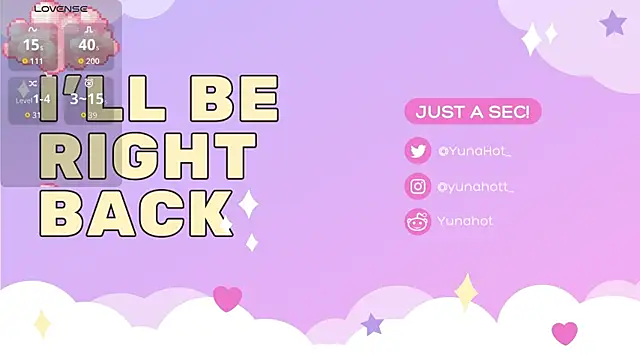 Snapshot of Yuna_Hot chatting on July 12, 6:48 am Yuna Hot online show from July 12, 6:48 am