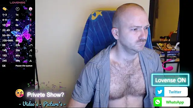 RealManHaveHairy online show from April 17, 6:00 pm