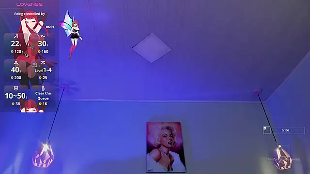 Snapshot of ScarletGV chatting on December 5, 5:49 am ScarletGV online show from December 5, 5:49 am