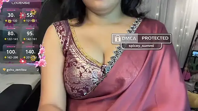 Snapshot of Spice-Summi chatting on June 20, 7:05 pm Spice-Summi online show from June 20, 7:05 pm