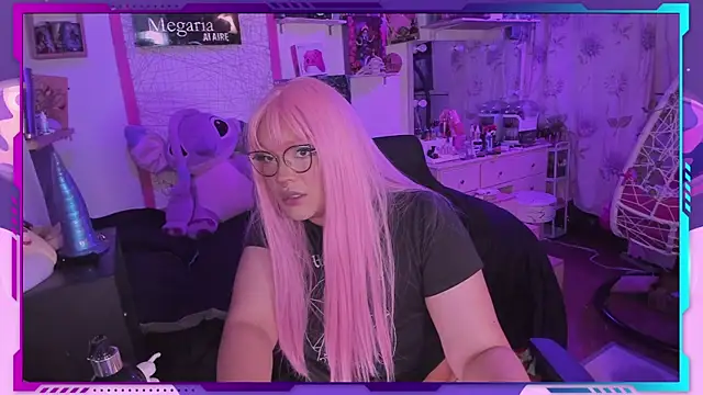 Snapshot of MegariaB chatting on February 9, 4:36 am MegariaB online show from February 9, 4:36 am