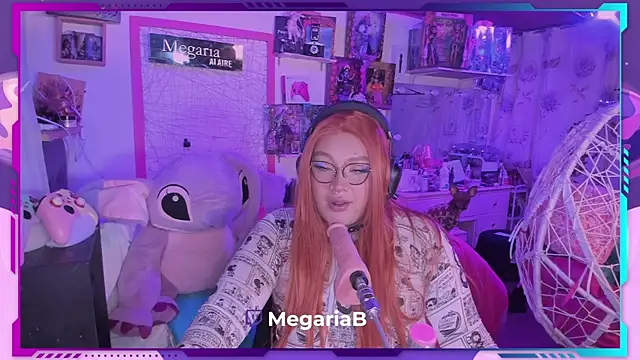 Snapshot of MegariaB chatting on March 22, 5:17 am MegariaB online show from March 22, 5:17 am