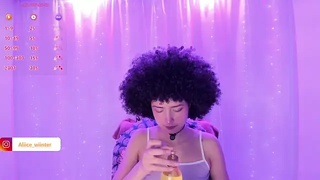 Alice winter  online show from December 14, 9:24 pm