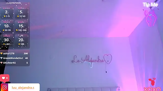 alee lenoxx online show from February 3, 7:07 am