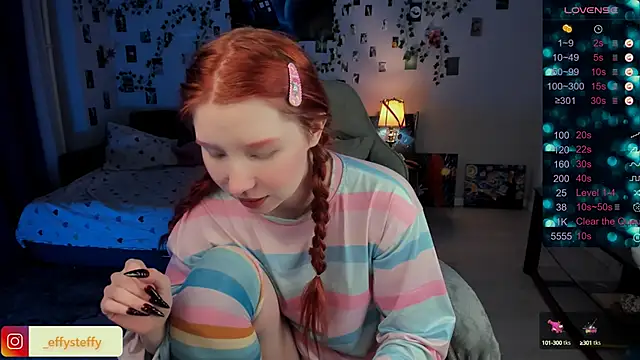 CallMeEffy1 online show from February 18, 5:20 am