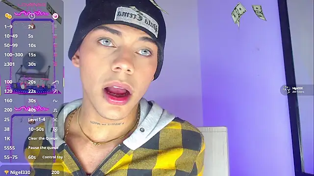 Snapshot of visaelX chatting on March 3, 2:26 pm visaelX online show from March 3, 2:26 pm