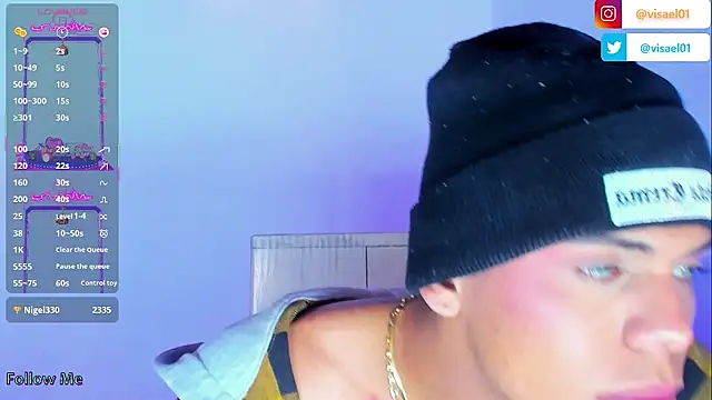 Snapshot of visaelX chatting on March 3, 5:29 pm visaelX online show from March 3, 5:29 pm