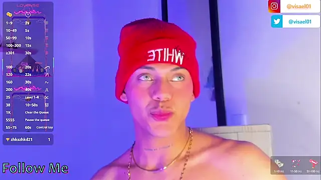 Snapshot of visaelX chatting on March 6, 5:46 am visaelX online show from March 6, 5:46 am