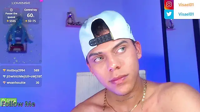 Snapshot of visaelX chatting on March 17, 9:23 pm visaelX online show from March 17, 9:23 pm