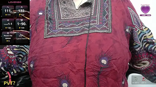 Snapshot of kalpanaaishaa chatting on February 23, 11:40 am kalpanaaishaa online show from February 23, 11:40 am