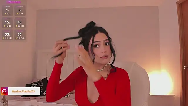 Snapshot of Amber-9 chatting on January 1, 2:19 am Amber-9 online show from January 1, 2:19 am