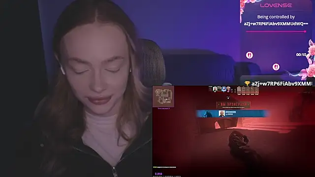 Snapshot of _MayShy_ chatting on February 13, 8:10 am MayShy online show from February 13, 8:10 am