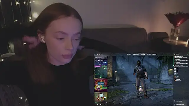 Snapshot of _MayShy_ chatting on February 21, 4:52 pm MayShy online show from February 21, 4:52 pm