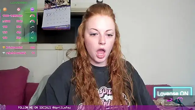 Snapshot of aaprill chatting on January 8, 8:38 am aaprill online show from January 8, 8:38 am