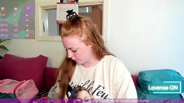 Snapshot of aaprill chatting on February 13, 8:10 am aaprill online show from February 13, 8:10 am