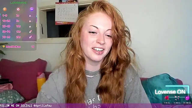 Snapshot of aaprill chatting on February 15, 8:57 am aaprill online show from February 15, 8:57 am