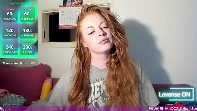 Snapshot of aaprill chatting on February 23, 8:55 am aaprill online show from February 23, 8:55 am