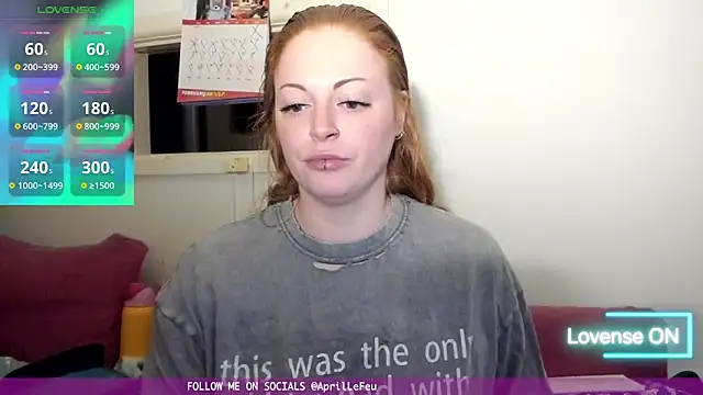 Snapshot of aaprill chatting on February 24, 8:45 am aaprill online show from February 24, 8:45 am