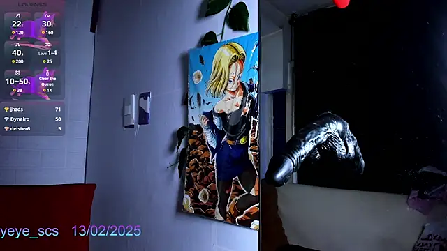 Snapshot of Yeye_scs chatting on February 13, 3:14 pm Yeye scs online show from February 13, 3:14 pm