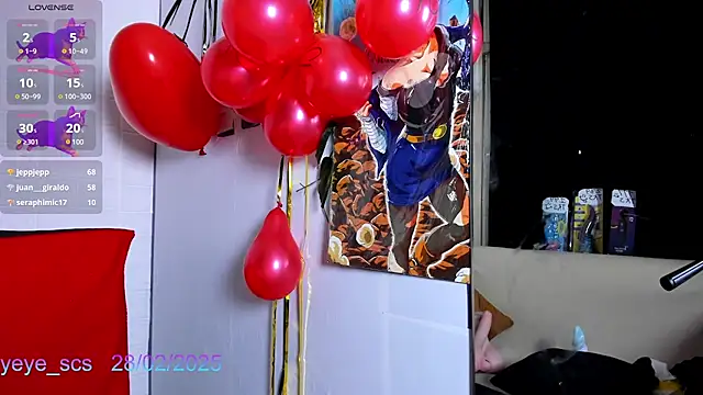 Snapshot of Yeye_scs chatting on February 28, 3:26 pm Yeye scs online show from February 28, 3:26 pm