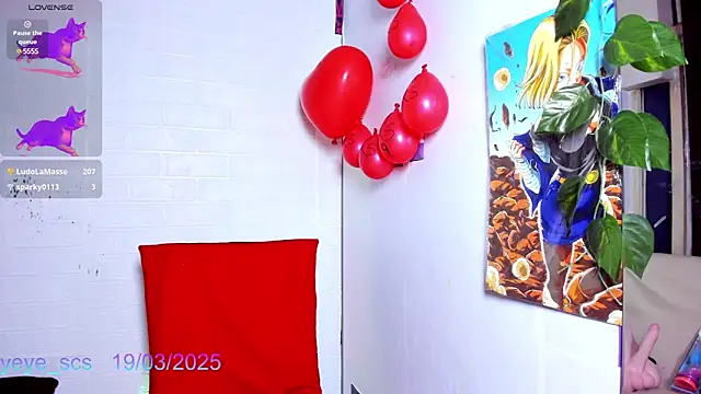 Snapshot of Yeye_scs chatting on March 19, 3:29 pm Yeye scs online show from March 19, 3:29 pm