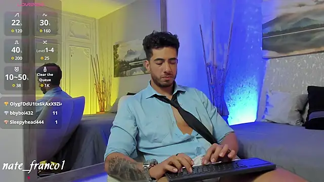 Snapshot of Nate_franco chatting on February 5, 11:02 am Nate franco online show from February 5, 11:02 am