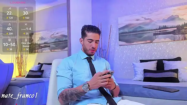 Snapshot of Nate_franco chatting on February 8, 2:47 am Nate franco online show from February 8, 2:47 am