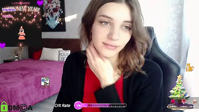 Snapshot of CherryBloom777 chatting on January 2, 7:55 am CherryBloom777 online show from January 2, 7:55 am