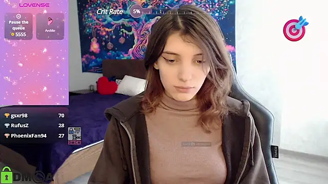 Snapshot of CherryBloom777 chatting on February 17, 10:51 am CherryBloom777 online show from February 17, 10:51 am