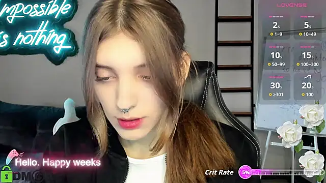 Snapshot of CherryBloom777 chatting on October 14, 6:47 am CherryBloom777 online show from October 14, 6:47 am