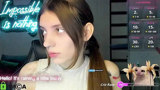 Snapshot of CherryBloom777 chatting on December 14, 7:47 am CherryBloom777 online show from December 14, 7:47 am