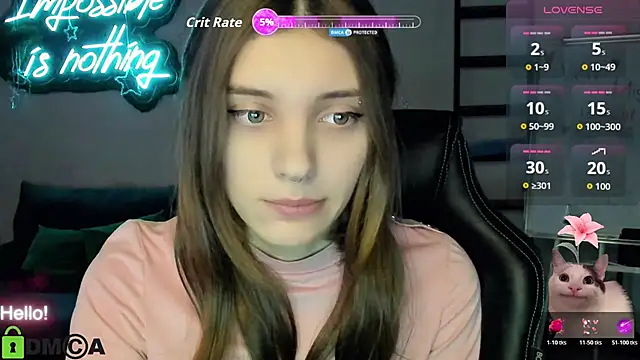 Snapshot of CherryBloom777 chatting on December 15, 7:45 am CherryBloom777 online show from December 15, 7:45 am